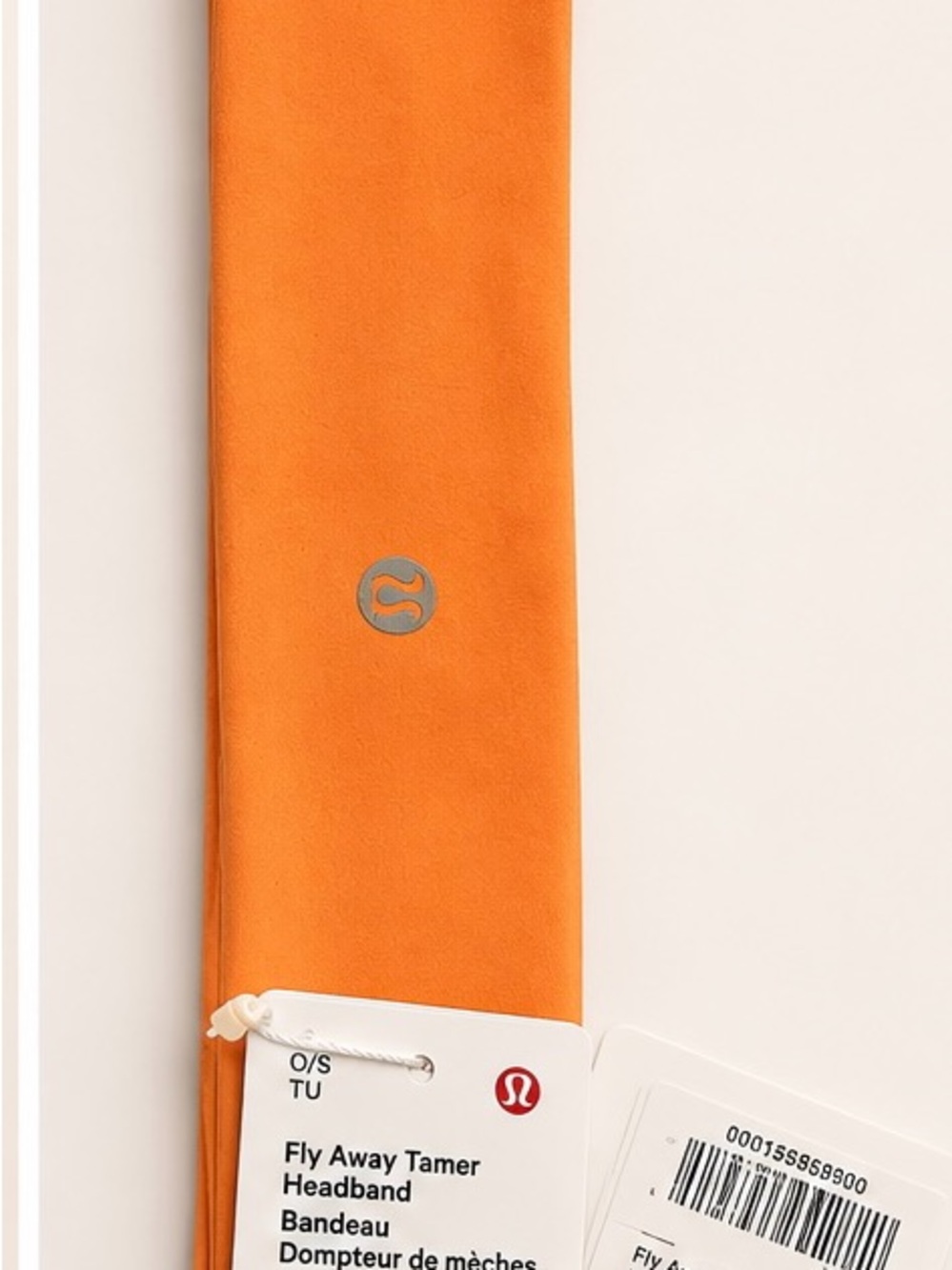 lululemon athletica Orange Fly Away Tamer Headband